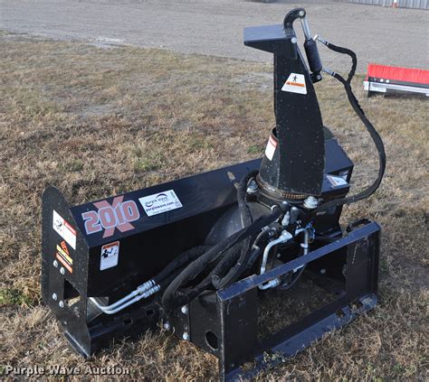 erskine skid steer snowblower 2010|hydraulic snow blower for skid steer.